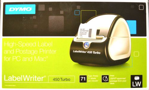 DYMO LabelWriter 450 Turbo Thermal Label Printer (1752265) DYM1752265 NEW