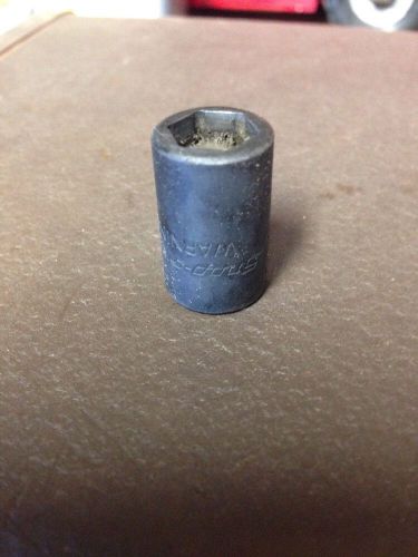 SNAP ON 3/8&#034; SHALLOW MAGNETIC POWER SOCKET 6 POINT 1/4&#034; DRIVE # MGM12C