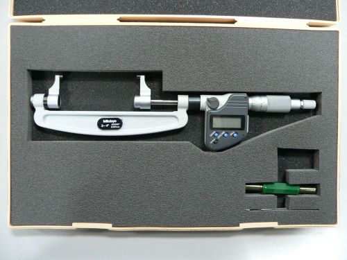 Mitutoyo 3-4&#034; Digital Micrometer Caliper No. 343-353