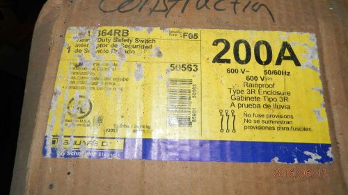 nib 200 AMP 600 VOLT NON-FUSIBLE  HEAVY DUTY OUTDOOR SAFETY SWITCH