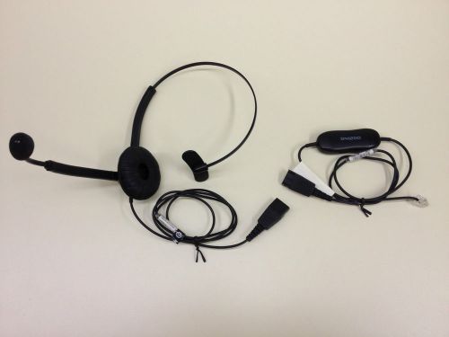Jabra BIZ 1900 MONO Noise Cancelling Headset + GN1200 Quick Plug