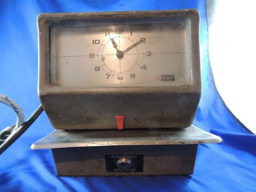 Vintage Simplex Time Stamp Clock JCP10R4