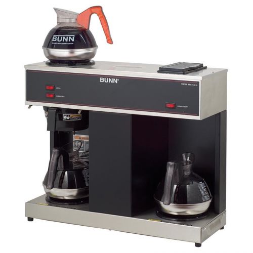 Bunn vps, 12-cup pourover coffee brewer with 1 upper and 2 lower warmers, nsf, u for sale