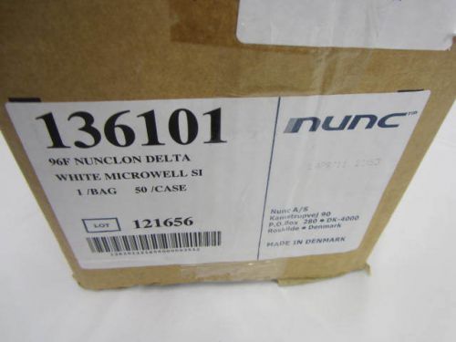 50  nalge nunc intl. nunclon delta surface cell culture microplate 136101 for sale