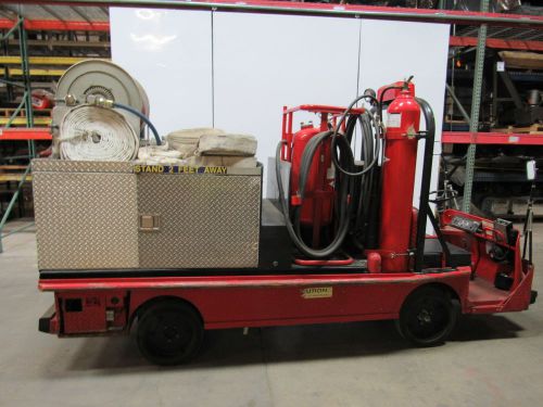 Taylor dunn fire truck loaded hale foam pro,water, co2 power hose reel,generator for sale