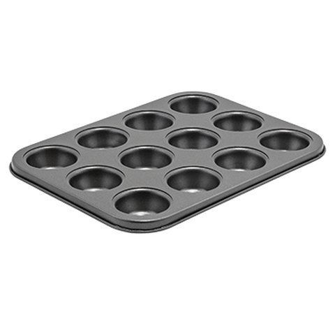 Winco cmf-12m, 12 cup mini muffin pan, 3/4oz, non-stick, carbon steel for sale