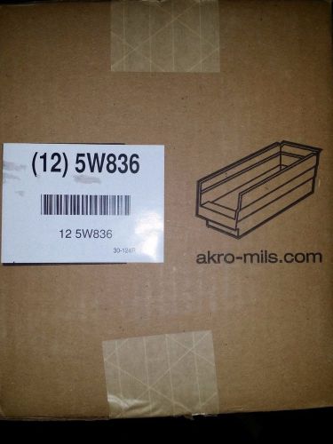Akro-Mils Storage Bin 30-124 Red 12 pack lot