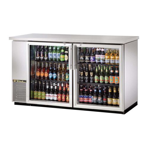 Back bar cooler two-section true refrigeration tbb-24-60g-s-ld (each) for sale