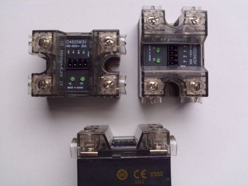 N°1 X CRYDOM CC4825W3V Industrial Mount 4-32VDC 48-660VAC 25A 4Pin Screw Term