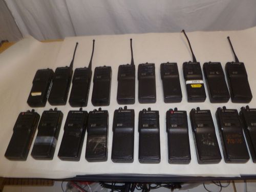 Lot of 20 Motorola MTS2000 Flashport 800 MHz Two Way Radios &amp; HNN9028AR Impres b