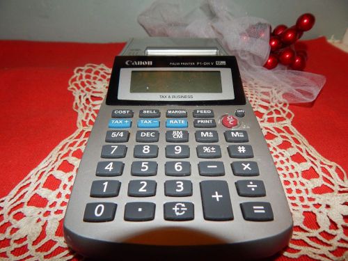 Canon P1-DH V Palm Printer Calculator Battery Operated 12 digit