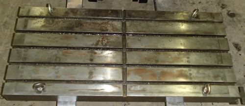 48.75&#034; x 21.75&#034; Steel T Slotted Table Cast iron Layout Welding Fixture