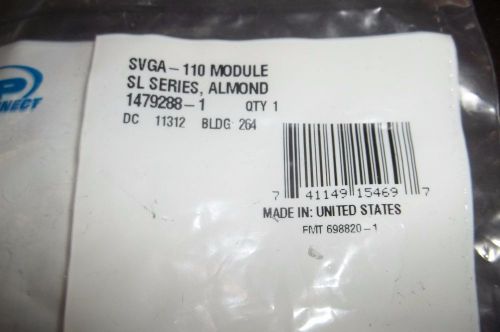 TYCO ELECTRONICS SVGA-110 MODULE SL SERIES 1479288-1 ALMOND