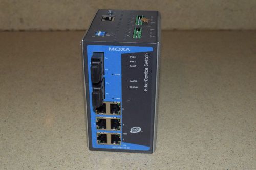MOXA ETHERDEVICE SWITCH MODEL TYPE EDS-508A-SS-SC (1F)