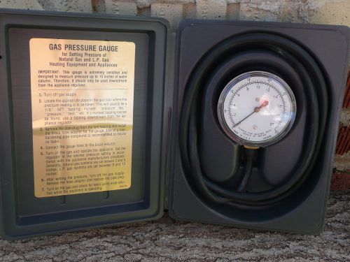Gas Pressure Gauge  Natural Gas &amp; L.P. Gas Heating Equipment &amp; Appliances