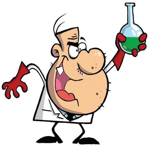 30 Custom Mad Scientist Personalized Address Labels