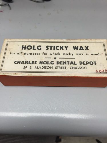 Vintage Dental Sticky Wax
