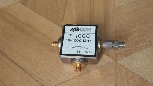 M/a-com macom t-1000 two-way power divider 10 - 1000mhz sma &amp; r411804 4db 15ghz for sale