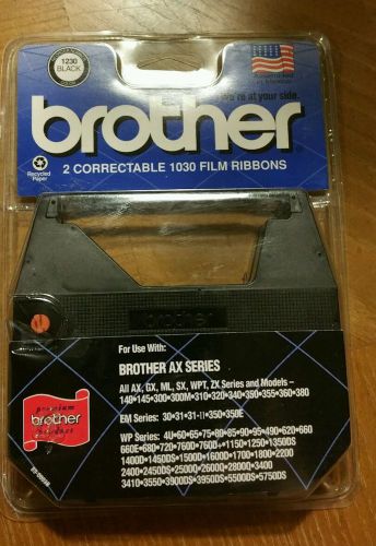 NEW Brother 1230 Black Typewriter Ribbon AX Series new 2 Correctable 1030 Film