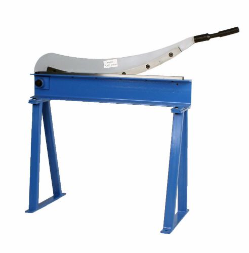 Manual guillotine shear 32&#034; x 16 gauge sheet metal plate cutting cutter w/ stand for sale
