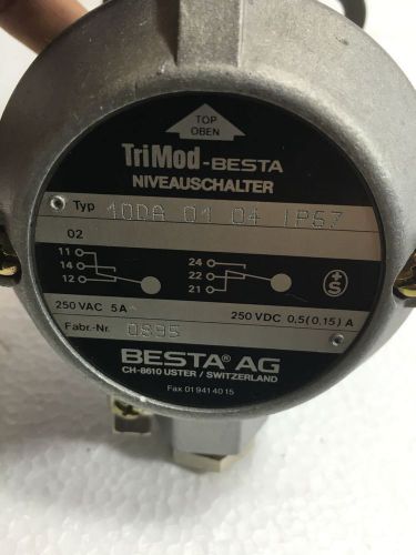 TRIMOD BESTA MAGNETIC LEVEL SWITCH Type 10DA 01 04 IP57 Never Used