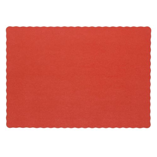 Royal Red 9.25&#034; x 13.25&#034; Disposable Placemats, Package of 1,000, SPM914A
