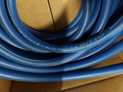 Custom length parker 801-12-blu push-lok hose new 3/4&#034;idx1&#034;od 200psi (1&#039;=qty 1) for sale