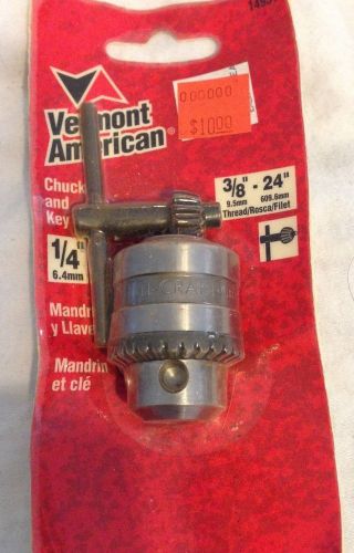 VERMONT AMERICAN CHUCK AND KEY 1/4&#034; BRAND NEW IN PACK