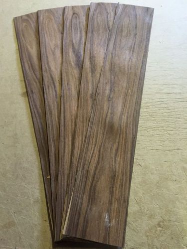 Wood Veneer Rosewood 5x26 20Pcs Total Raw Veneer  &#034;EXOTIC&#034; RW8 6-16-16