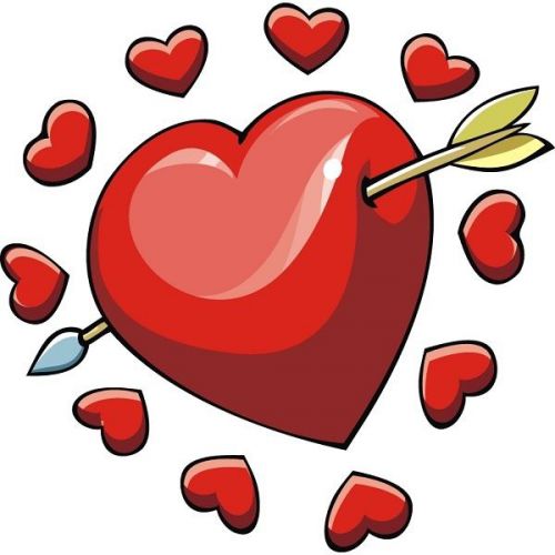 30 Custom Valentine Heart Personalized Address Labels