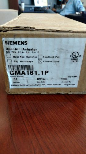 GMA161. 1P SIEMENS OpenAir Actuator