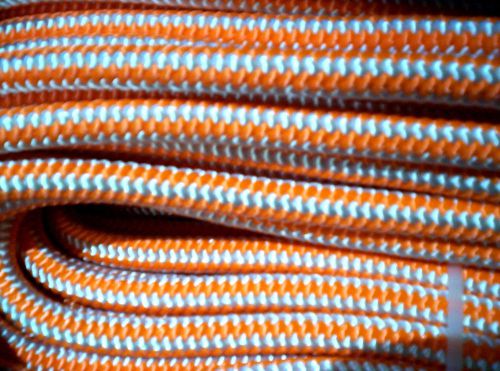 New pelican orange white climbing rope 1/2&#034; x 150&#039; pow12150 for sale
