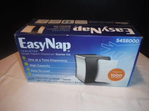 Georgia pacific easy nap table top napkin dispenser starter kit w/ 1,000 napkins for sale