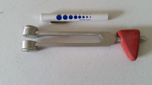 2 in 1 TAYLOR HAMMER C128 TUNING FORK Combo SET with Penlight