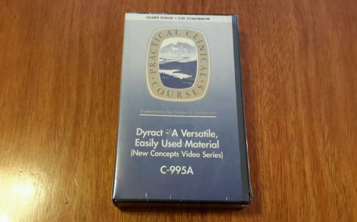 Gordon Christensen dental Video (New) Dyract A Versatile Easily Used Material B3