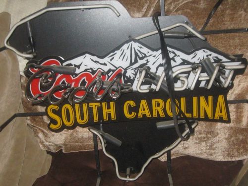 Coors Light SOUTH CAROLINA Neon Sign Bar 25&#034; x 21&#034;