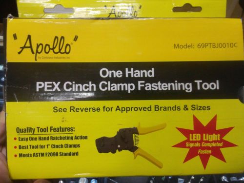 Apollo pex one hand cinch, crimp, clamp plumbing tool - brand new for sale