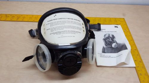 7800 Easi-Air Full Facepiece Respirator Assembly, Size Medium Mil Surp Gas Mask