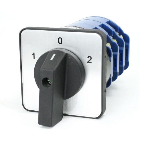 660V 125A 12 Terminals  ON/OFF/ON 3 Position Rotary Cam Changeover Switch