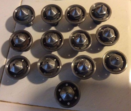 Lot of 13 DeVilbiss FLUID NOZZLES / TIPS FX-115-EX FX PX FF E D NEW NOS