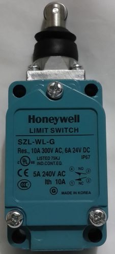 HONEYWELL LIMIT SWITCH SZL-WL-G  10A, 300VAC, 6A, 24VDC, NEW