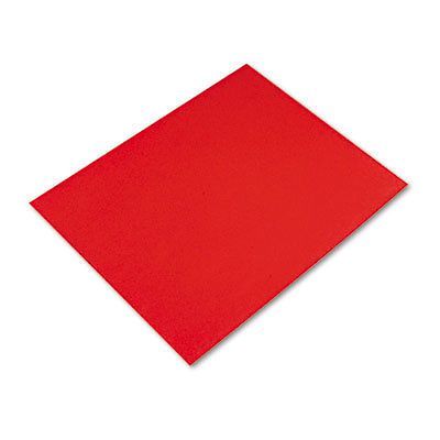 Colored Four-Ply Poster Board, 28 x 22, Red, 25/Carton