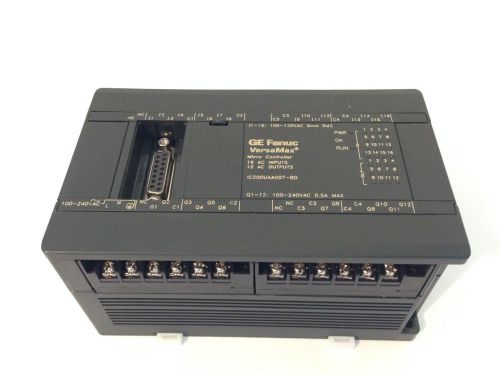 GE Fanuc Versamax IC200UAA007-BD Micro Controller PLC, AC Inputs &amp; Outputs