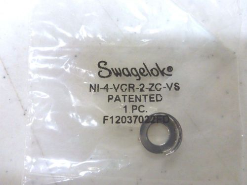 Swagelok VCR Gasket Nickel VCR Face Seal Fitting, 1/4 in. Unplated Side-Load