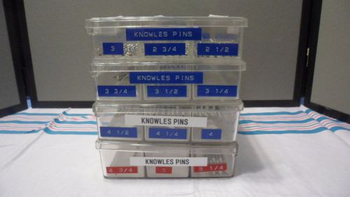 73 QTY KNOWLES SURGICAL PINS, ASSORTED, 2 1/2 to 5 1/4