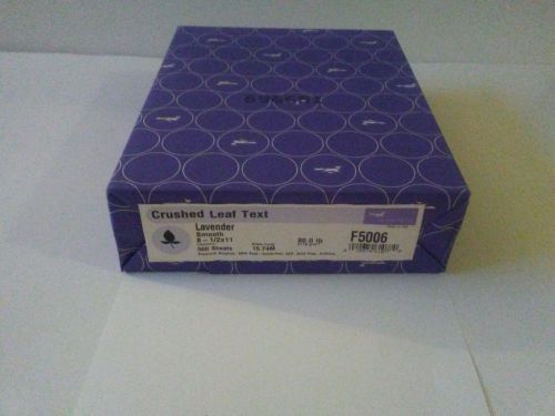 Fox River Paper 80lb 8 1/2&#034; x 11&#034; Cover Cardstock, Lavender, Ream