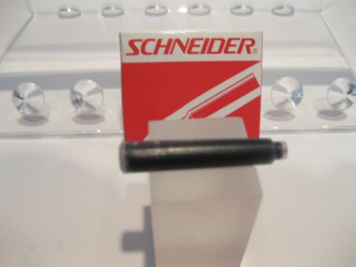12 SCHNEIDER RED FOUNTAIN PEN CARTRIDGES-FIT WATERMAN AND MANY MORE BRANDS