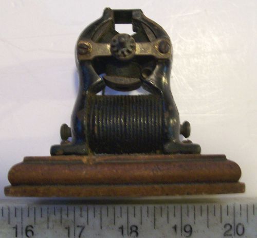 Vintage Antique Early 1900s Ajax Electric Motor Mechanical Toy Miniature w/Stand
