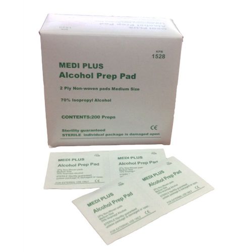 Medi Plus Alcohol Prep Pad (Pack of 10) IFAK EMT EMS First Aid Kit Disinfection