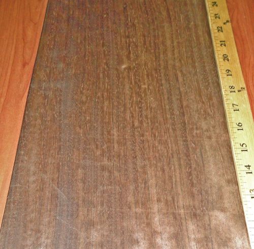 Bubinga Smoked Figured wood veneer 9&#034; x 16&#034; raw no backing 1/42&#034; thickness &#034;A&#034;